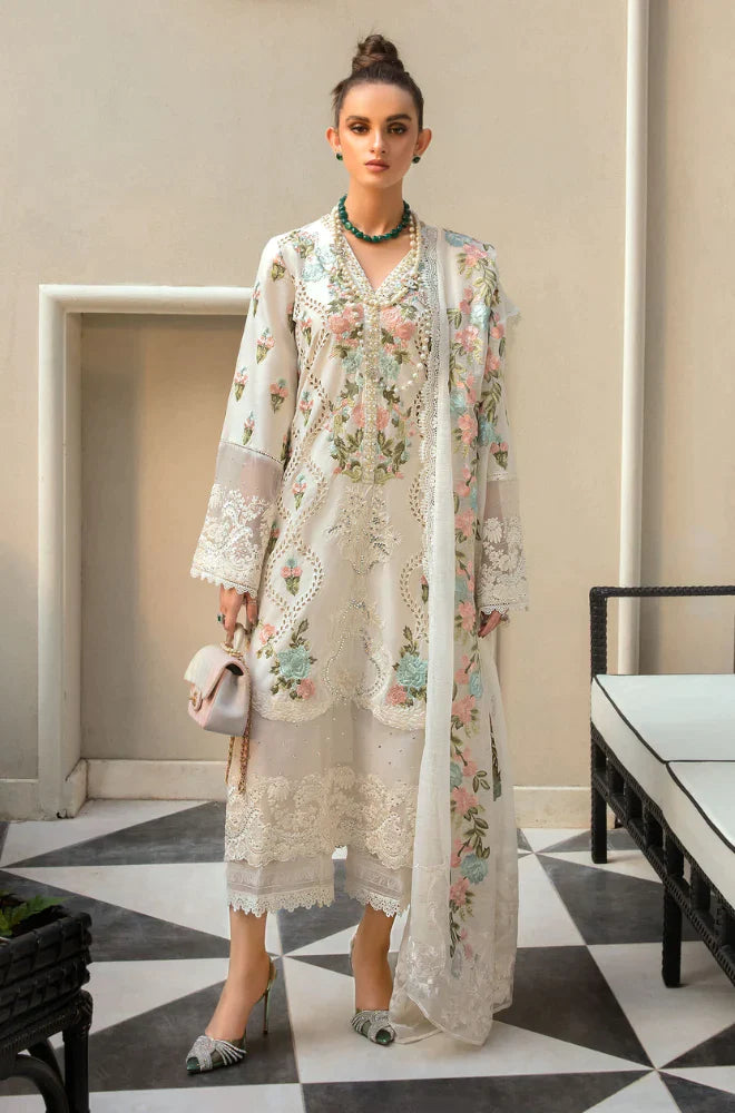 BANARSIJORA - 3PC Cambric Heavy Embroidered BJ-06