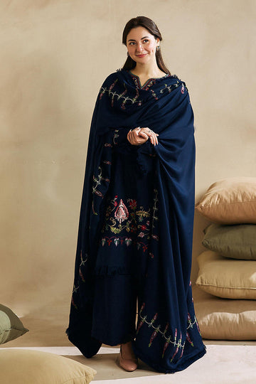 BANARSIJORA - 3PC DHANAK EMBROIDERED BJ-W79
