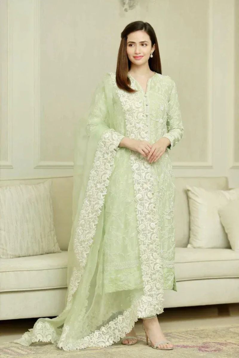 BAREEZA- 3PC LAWN EMBROIDERED BJ-03