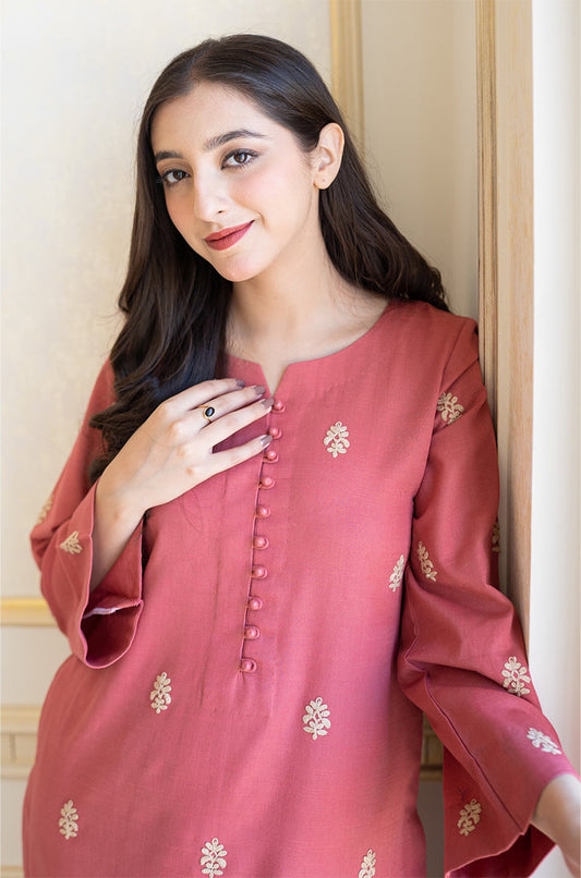 BANARSIJORA- 3PC DHANAK EMBROIDERED BJ-W71