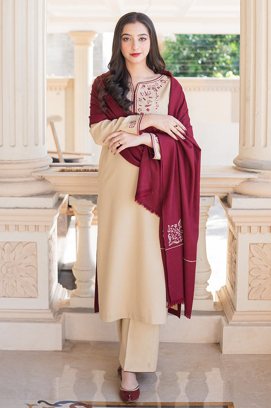 BANARSIJORA - 3PC DHANAK EMBROIDERED BJ-W72