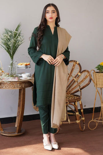 BANARSIJORA - 3PC DHANAK EMBROIDERED BJ-W46