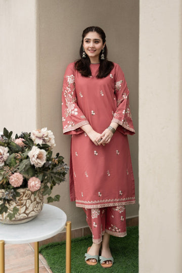 BANARSIJORA - 2PC DHANAK EMBROIDERED BJ-W128