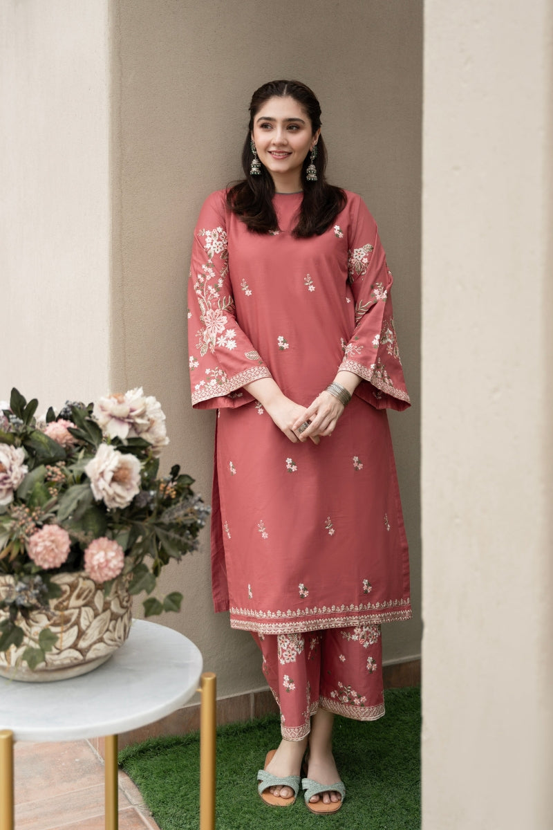 BANARSIJORA- 2PC LAWN EMBROIDERED BJ-S128