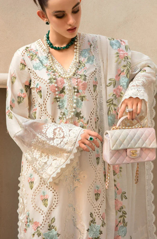 BANARSIJORA - 3PC Cambric Heavy Embroidered BJ-06