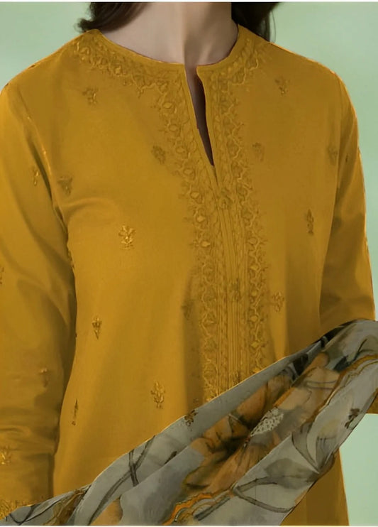 SAPPHIRE - 3PC DHANAK EMBROIDERED BJ-W50B