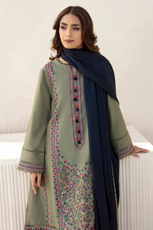 BANARSIJORA- 3PC DHANAK EMBROIDERED BJ-W60