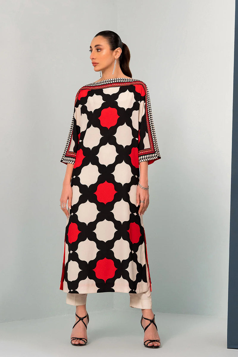 BANARSIJORA - 2PC DIGITAL SILK PRINTED BJSP-08