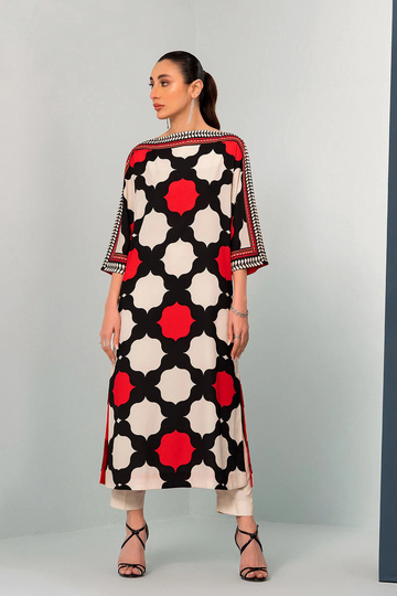 BANARSIJORA - 2PC DIGITAL SILK PRINTED BJSP-08
