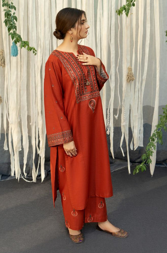 BANARSIJORA - 3PC DHANAK EMBROIDERED BJ-W113
