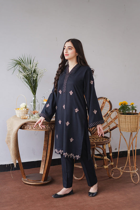 AISLING - 3PC DHANAK EMBROIDERED BJ-W163