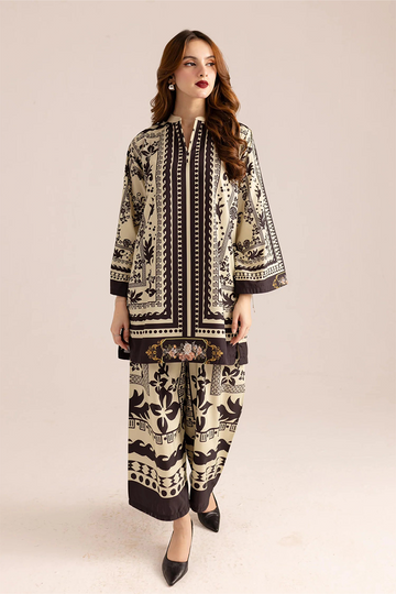 BANARSIJORA-2PC- SILK PRINTED BJSP-01