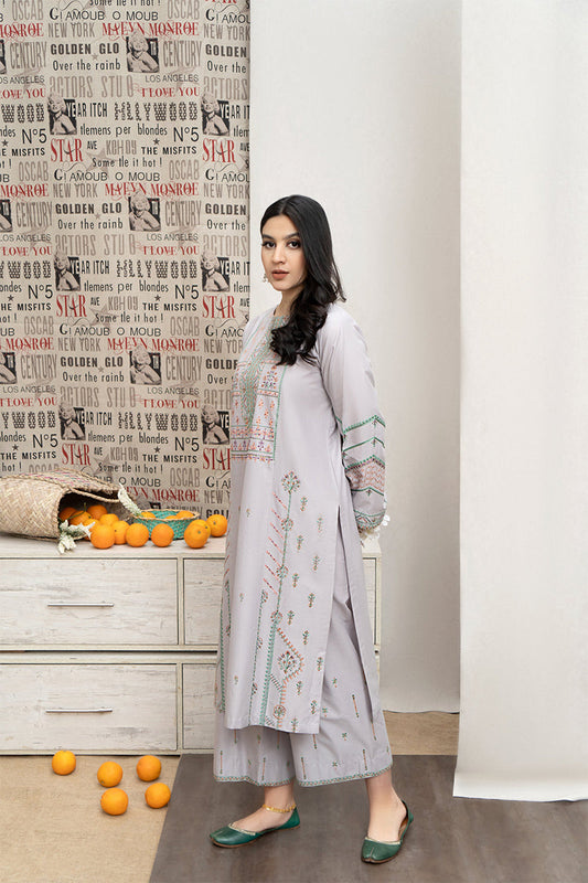 BANARSIJORA - 3PC LAWN EMBROIDERED BJ-S108