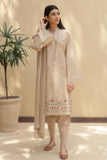 BANARSIJORA- 3PC LAWN EMBROIDERED BJ-102