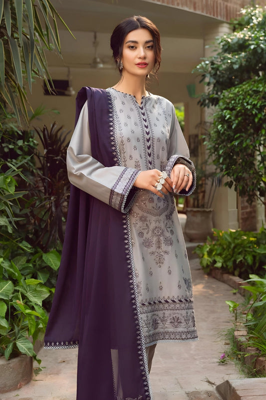 BANARSIJORA 3PC DHANAK EMBROIDERED BJ-W34