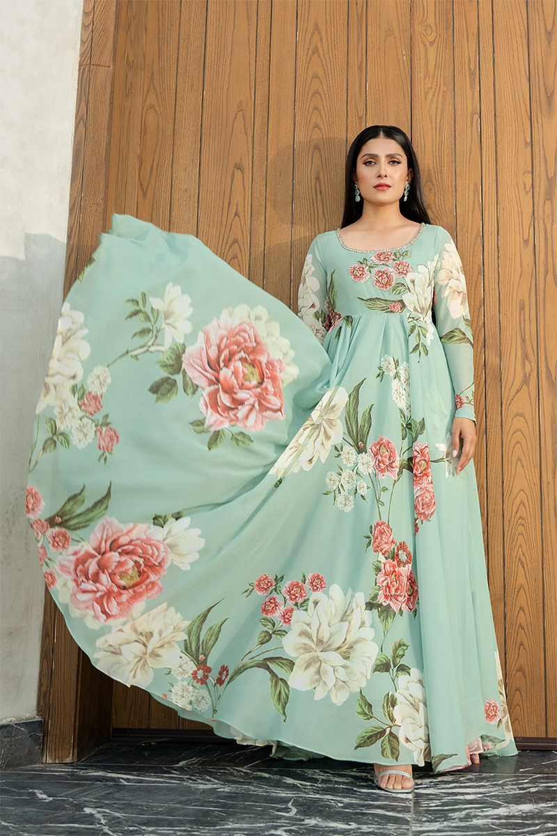 BANARSIJORA - 2PC DIGITAL SILK PRINTED BJSP-07
