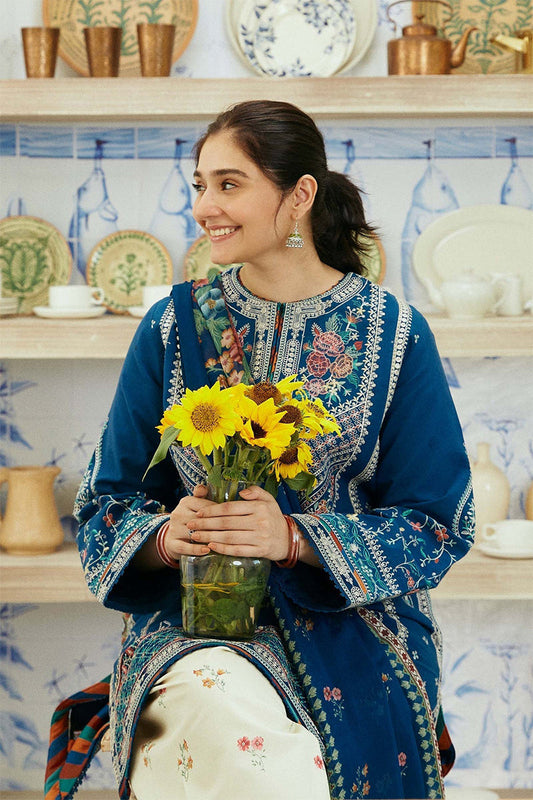 BANARSIJORA - 3PC LAWN EMBROIDERED BJ-S131
