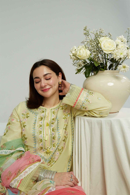 BANARSIJORA - 3PC LAWN EMBROIDERED BJ-S117