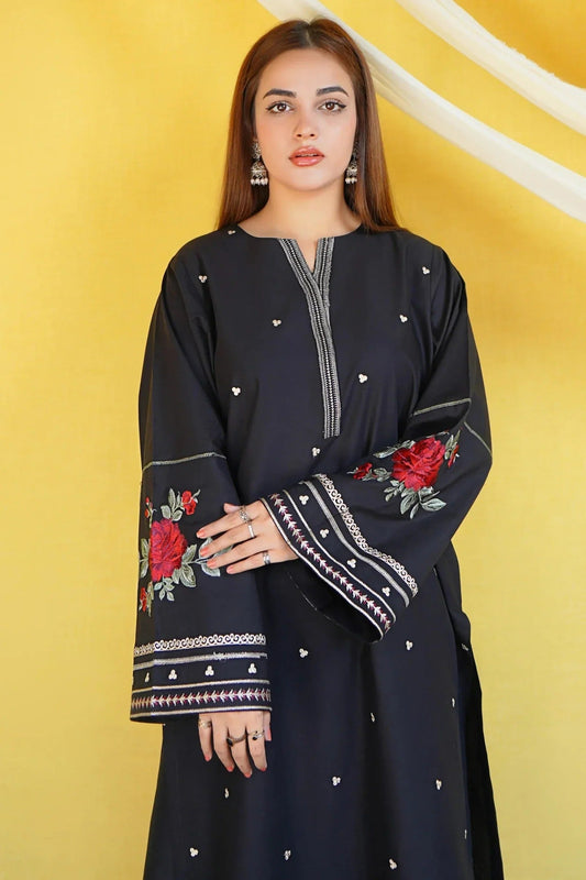 URGE - 2PC DHANAK EMBROIDERED BJ-W132